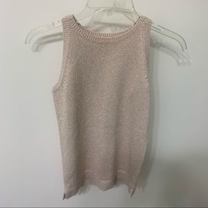 Loft Crochet Tank Top PETITE